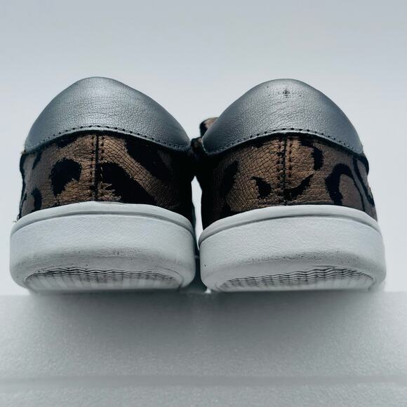 OLD SOLE Leopard Leather animal print GIRLS Kids 3.5 - 34 euro Quality excellent - Picture 4 of 16